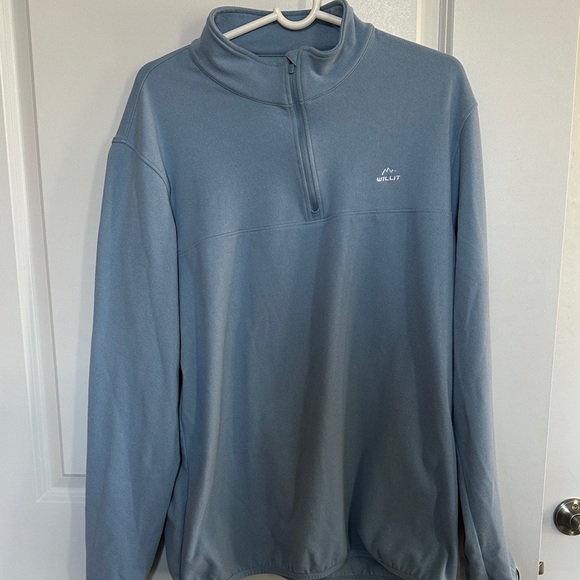Willit Men's Light Gray Zip-Up Sweater - Picture 5 of 6